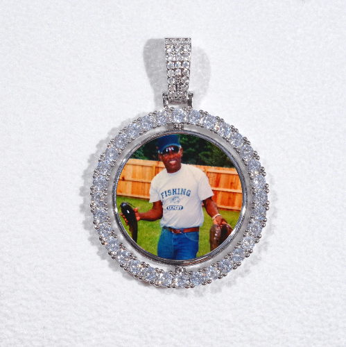 3D Spinning 2-Faced Custom Picture Pendant