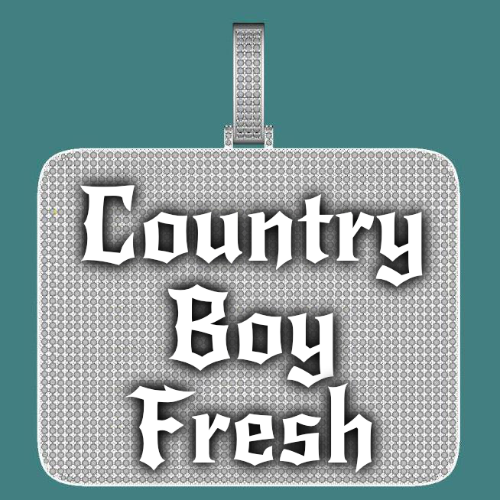 CUSTOM LETTER NECKLACE 3D BIG SQUARE
