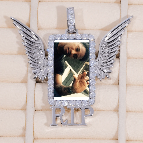 RIP WING 3D CUSTOM PICTURE PENDANT