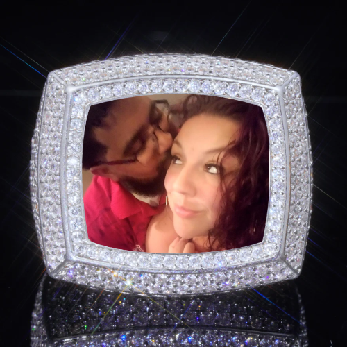 3D CUSTOM PICTURE ICED RING