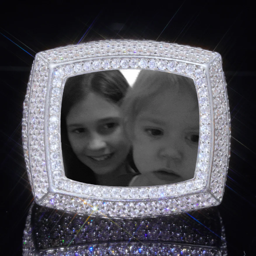 3D CUSTOM PICTURE ICED RING