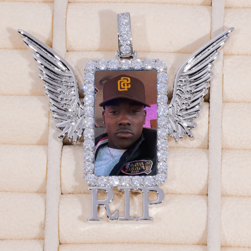 RIP WING 3D CUSTOM PICTURE PENDANT