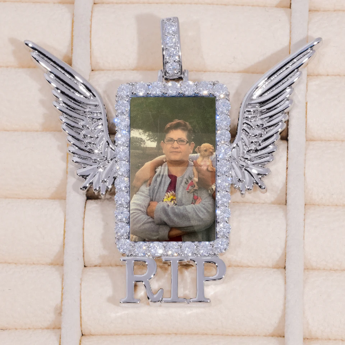 RIP WING 3D CUSTOM PICTURE PENDANT