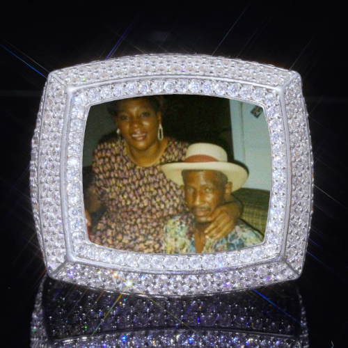 3D CUSTOM PICTURE ICED RING