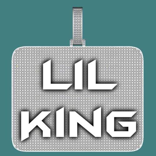 CUSTOM LETTER NECKLACE 3D BIG SQUARE