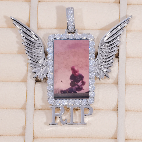 RIP WING 3D CUSTOM PICTURE PENDANT