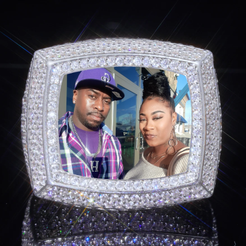 3D CUSTOM PICTURE ICED RING