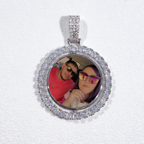 3D Spinning 2-Faced Custom Picture Pendant