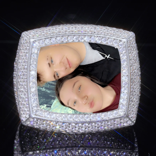 3D CUSTOM PICTURE ICED RING