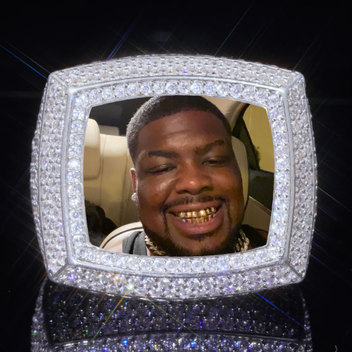 3D CUSTOM PICTURE ICED RING