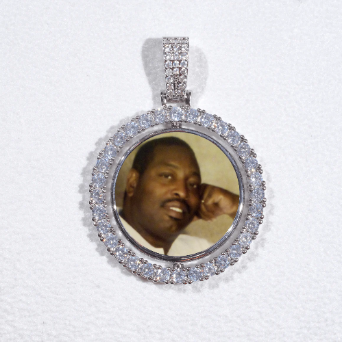 3D Spinning 2-Faced Custom Picture Pendant