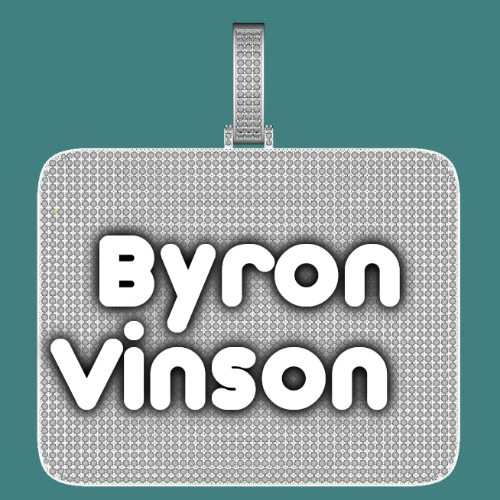 CUSTOM LETTER NECKLACE 3D BIG SQUARE