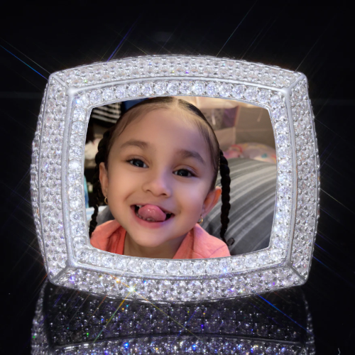 3D CUSTOM PICTURE ICED RING