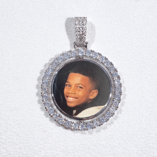 3D Spinning 2-Faced Custom Picture Pendant