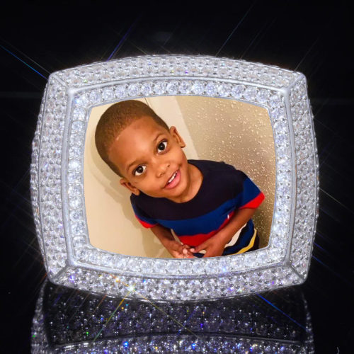 3D CUSTOM PICTURE ICED RING