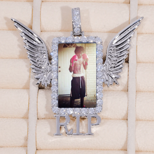 RIP WING 3D CUSTOM PICTURE PENDANT