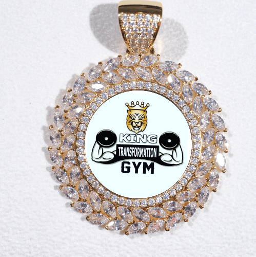 Large 3D Wheat Ear Custom Picture Pendant