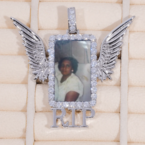RIP WING 3D CUSTOM PICTURE PENDANT