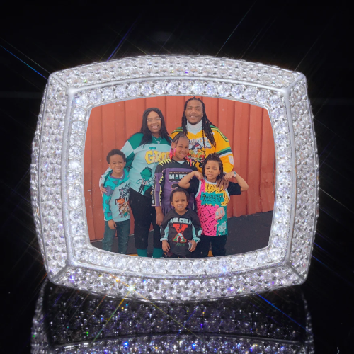 3D CUSTOM PICTURE ICED RING