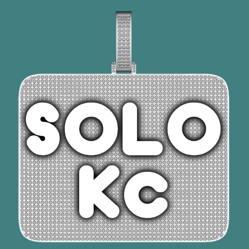 CUSTOM LETTER NECKLACE 3D BIG SQUARE