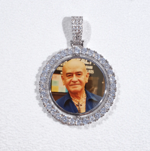 3D Spinning 2-Faced Custom Picture Pendant