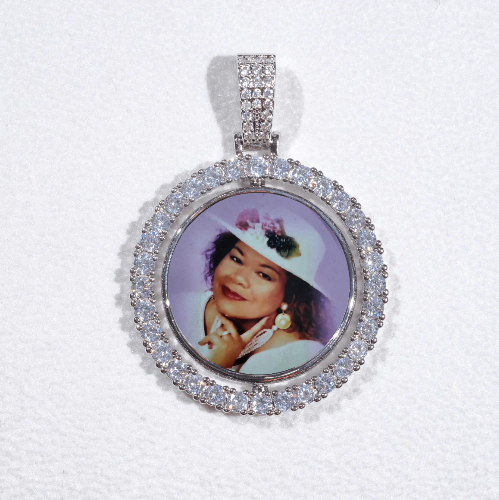 3D Spinning 2-Faced Custom Picture Pendant