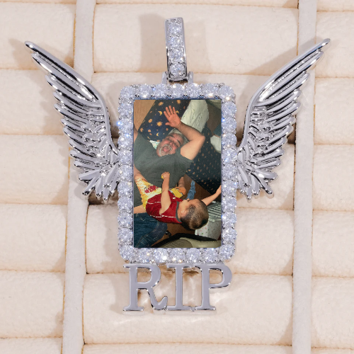RIP WING 3D CUSTOM PICTURE PENDANT