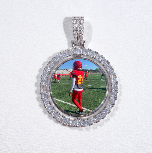 3D Spinning 2-Faced Custom Picture Pendant
