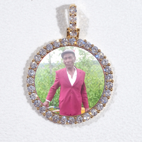3D CIRCLE CUSTOM PICTURE PENDANT SMALL SIZE