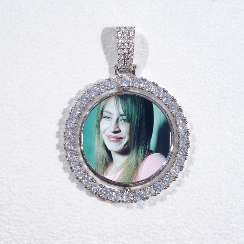 3D Spinning 2-Faced Custom Picture Pendant