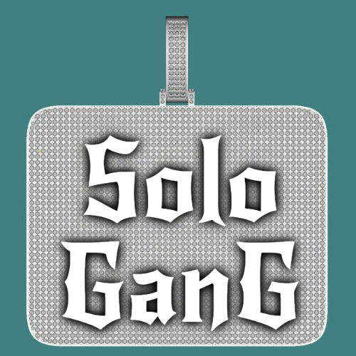 CUSTOM LETTER NECKLACE 3D BIG SQUARE
