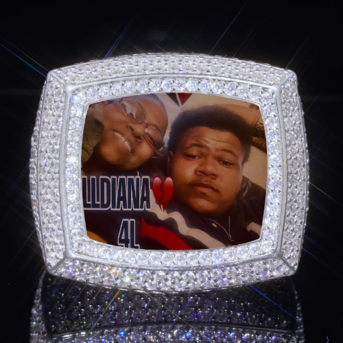 3D CUSTOM PICTURE ICED RING