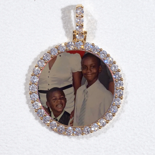 3D CIRCLE CUSTOM PICTURE PENDANT SMALL SIZE