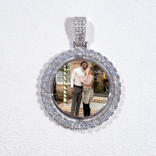 3D Spinning 2-Faced Custom Picture Pendant