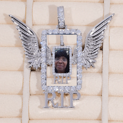 RIP WING 3D CUSTOM PICTURE PENDANT