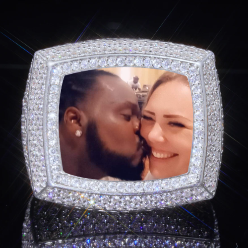 3D CUSTOM PICTURE ICED RING