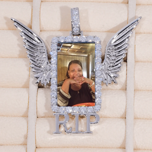 RIP WING 3D CUSTOM PICTURE PENDANT