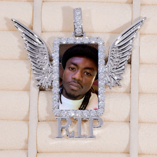 RIP WING 3D CUSTOM PICTURE PENDANT