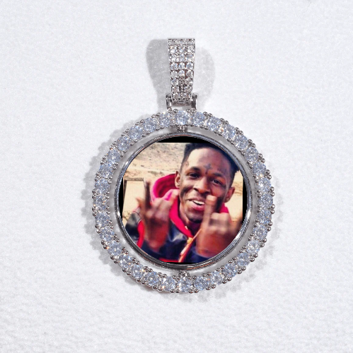 3D Spinning 2-Faced Custom Picture Pendant