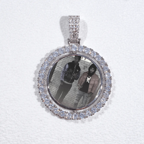 3D Spinning 2-Faced Custom Picture Pendant