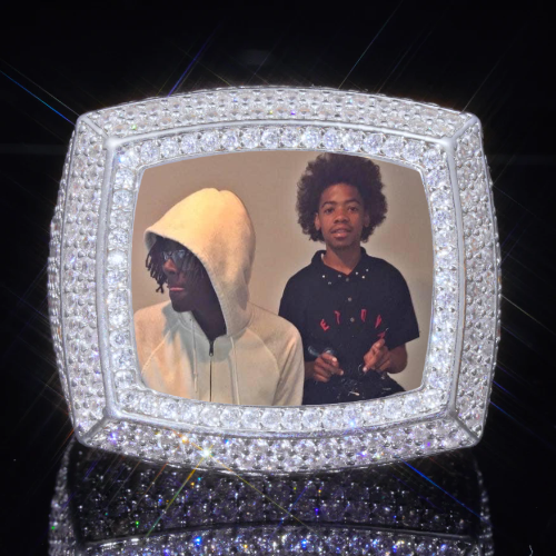 3D CUSTOM PICTURE ICED RING