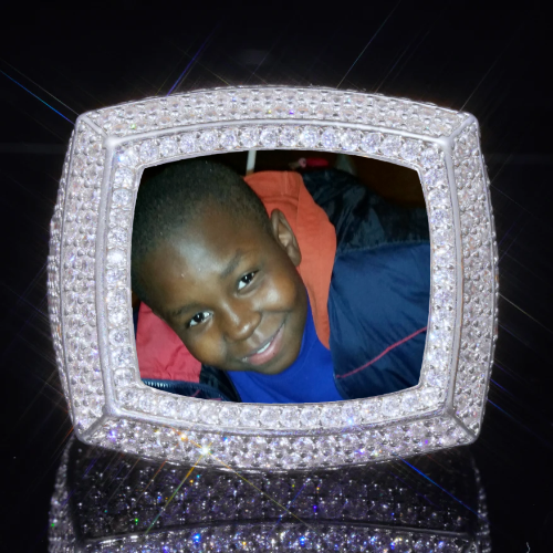 3D CUSTOM PICTURE ICED RING