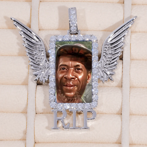 RIP WING 3D CUSTOM PICTURE PENDANT