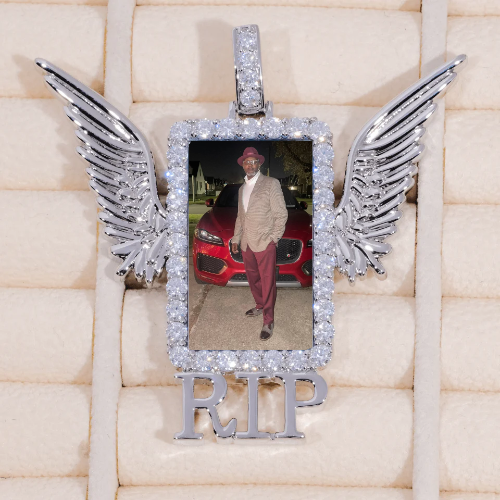 RIP WING 3D CUSTOM PICTURE PENDANT