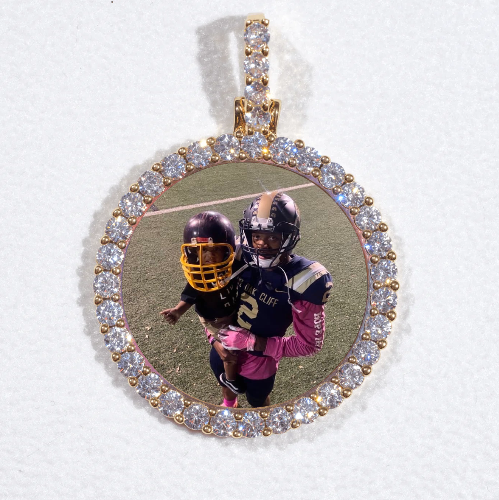 3D CIRCLE CUSTOM PICTURE PENDANT SMALL SIZE