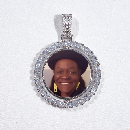 3D Spinning 2-Faced Custom Picture Pendant