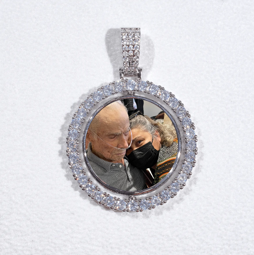 3D Spinning 2-Faced Custom Picture Pendant