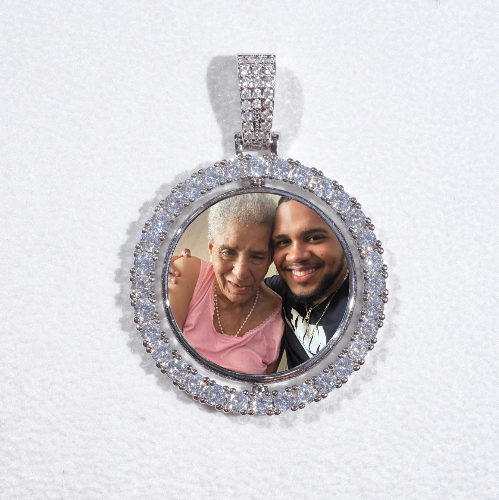 3D Spinning 2-Faced Custom Picture Pendant