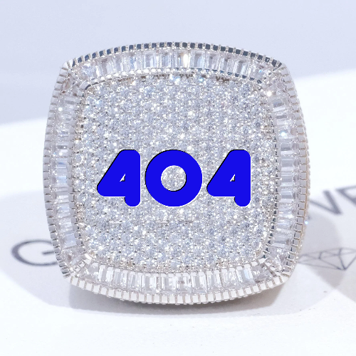 CUSTOM LETTER 3D ICED RING