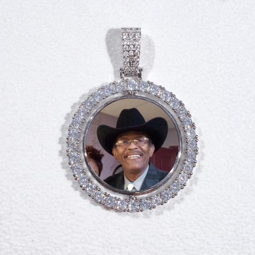 3D Spinning 2-Faced Custom Picture Pendant